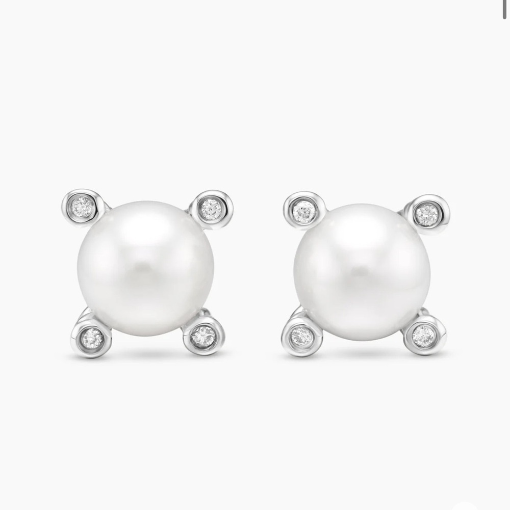 david yurman SINGLE pearl stud. the smaller size.